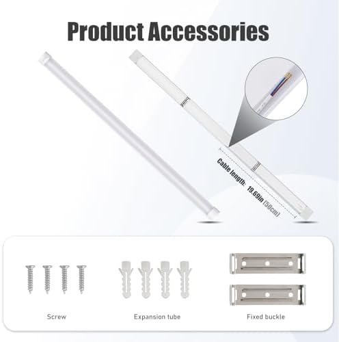 2 Packs 4FT LED Batten Light with 50cm Cable, Ultra-Thin Slim Ceiling Surface Mounted Light, 40W, 4000K, IP20, LED Ceiling Lamp for Garage, Shop, Hallway, Office, Market - Image 4
