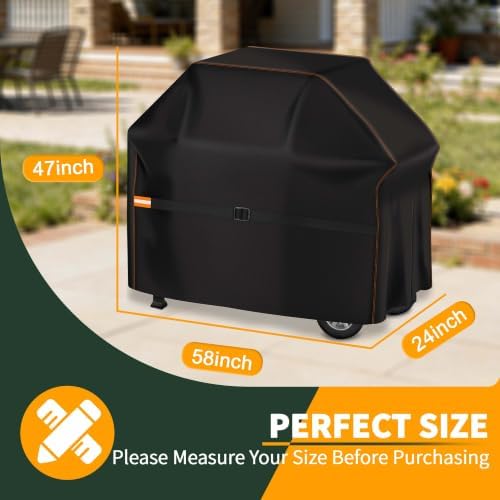 Enzeno Grill Cover for Outdoor Grill Waterproof,58 inch BBQ Gas Cover - Image 6