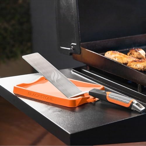 Blackstone 5097 Silicone Spatula Mat for Laddle, Serving Spoon Drip Pad & Grill Utensil Holder for Kitchen, Stovetop, Cooking & Countertop-Heat Resistant, Non Slip, Heavy Duty & Utensils Keeper large - Image 2