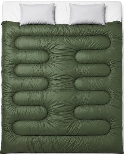 MalloMe Sleeping Bags for Adults Cold Weather & Warm - Backpacking Camping Sleeping Bag for Kids 10-12, Girls, Boys - Lightweight Compact Camping Essentials Gear Accessories Hiking Sleep Must Haves by MalloMe