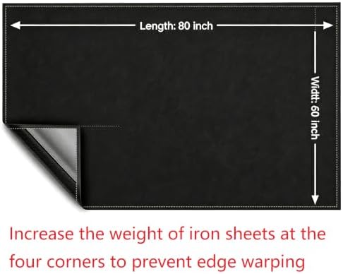 Non-Curl 40x80 inch Under Grill Mats for Outdoor Grill, Indoor Fire Pit Hearth Rugs for Fireplace, Double-Sided Fireproof, Oilproof & Waterproof BBQ Grill Mat, Easy to Clean,for Deck/Patio/Lawn - Image 2