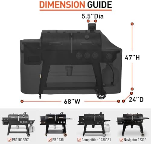 Arcedo Grill Cover Compatible with Pit Boss 1100 Pro Series Combo Grill - Image 2