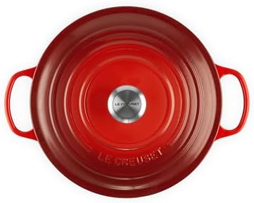 Le Creuset Enameled Cast Iron Round Dutch Oven, 7.25 qt., Cerise - Image 2