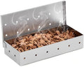 Smoker Box for Gas or Charcoal Grills, Premium Stainless Steel Build by Unknown