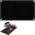 Under Grill Mat 36.6 x 39.3 Inch Fire Pit Mat Black Double-Sided Fireproof Grill Pad Square Fire Pit Mats for Decks Patios Grass BBQ Smoker by Unknown