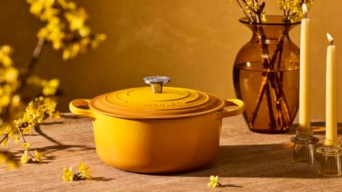 Le Creuset Enameled Cast Iron Round Dutch Oven, 5.5 qt., Nectar - Image 5