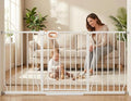 57.5-62.2 Inch Baby Gates Extra Wide for Doorways by HOOOEN