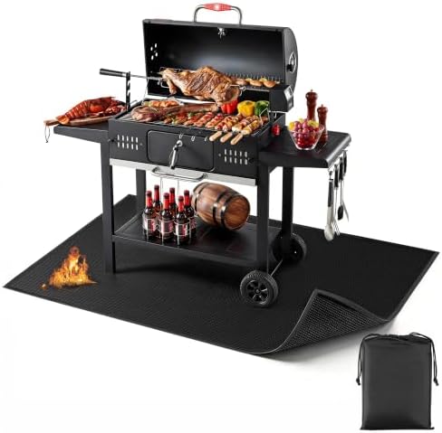 60 x 40 Inch Under Grill Mat with Storage Bag by Unknown