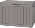 Outdoor Storage Waterproof Deck Box for Patio (50 Gallon, Grey) by Unknown
