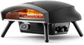 16 Inch Propane Pizza Oven,Outdoor Gas Pizza Oven with Rotating System and Integrated Thermometer,Propane Pizza Maker with Hose & Regulator,Include Pizza Shovel for Camping or Gathering by BigHornOutdoors