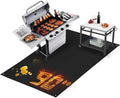 TOHONFOO Large Grill Mats for Outdoor Grill Deck Protector 90 x 48 x 0.04in by TOHONFOO