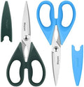 iBayam 2-Pack 8.7" Kitchen Shears, Heavy Duty, Cut Meat, Poultry, Herbs by iBayamDirect