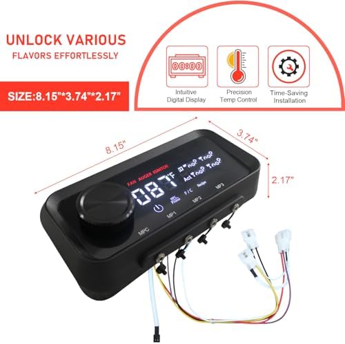 Replacement Pit Boss PID Thermostat Control Board 80145 Compatible with Pit Boss Pro Series II 1150 Wood Pellet Grills, with WiFi & Bluetooth Function, can Connect to Mobile APP. - Image 6