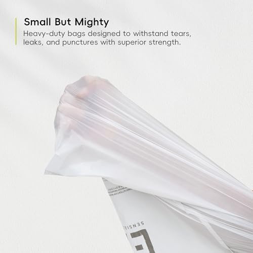 EKO 1.6 Gallon /3-6 Liter,Small Drawstring TrashBags,Extra-Strong Unscented Garbage Bags,Easy-Dispense Roll-Kitchen &Household Use,Resists Tears,Leaks & Punctures,Code A, White, 80 Count (Pack of 12) - Image 6