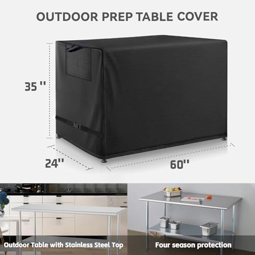 Outdoor Prep Table Cover Compatible with 60" Outdoor Utility Cart - Image 2