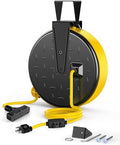 DEWENWILS Retractable Extension Cord Reel, Metal Reel with 30FT Power Cord by DEWENWILS