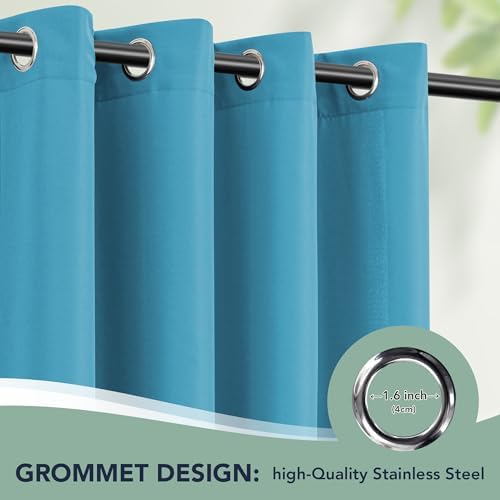 Patio Curtains Outdoor Waterproof, 6-Panels, Privacy Drapes - Image 6