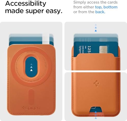 Spigen for MagSafe Wallet, Holds 3 Cards, Strong Magnet, Valentinus MagFit - Image 6