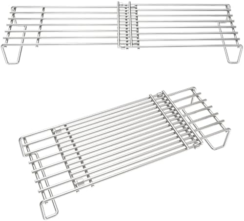 DELSbbq Universal Adjustable Grill Warming Rack for BBQ Grills by DELSBBQ