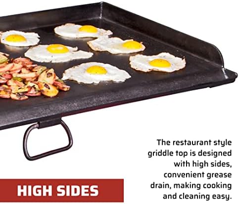 Camp Chef Griddle 16-3-Burner Flat Top Steel Griddle, 592 Sq In - Image 4