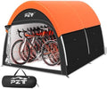 Upgraded Bike Tent with Rain Cover, Outdoor Storage Shed for 6-10 Bikes by Unknown
