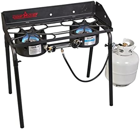 Camp Chef Explorer 2-Burner Outdoor Camping Stove – 60,000 Total BTUs by CampChef