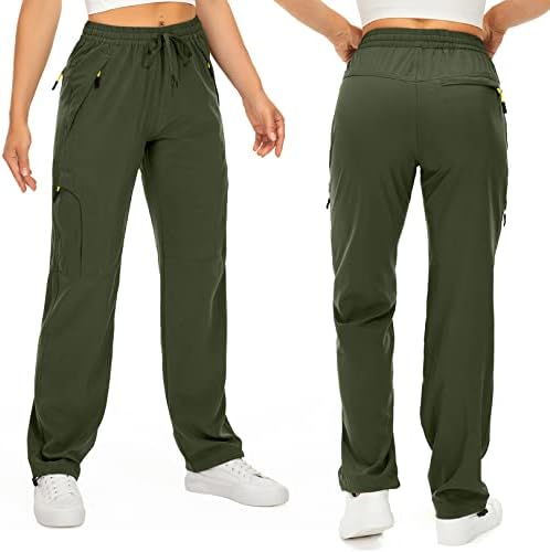 Toomett Women‘s Hiking Cargo Pants UPF 50 Quick Dry with Zipper Pockets - Image 2