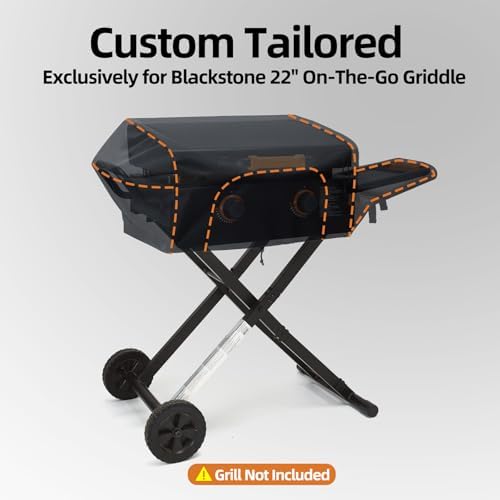 Griddle Cover for Blackstone 22" On The Go Scissor-Leg Grill, Cover Only - Image 2