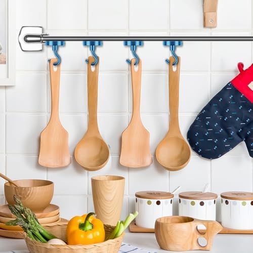 VNDUEEY Cruise Must Haves, 80 Lbs Magnetic Hooks, Cruise Magnets for Door, Travel Essentials, Magnetic Hooks for Hanging, Magnetic Hanger for Refrigerator, Kitchen, Classroom,Garage (Blue, Pack of 10) - Image 5