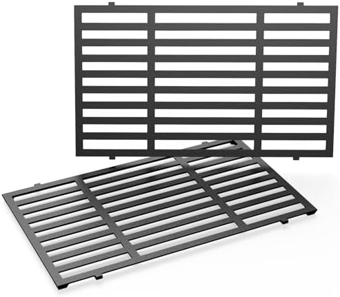 7637 Grill Parts for Weber Spirit E210, 17.5 Inch Grill Grates for Weber Spirit E210, E220, S210, S215 with Front Control,Replacement Parts for Weber Spirit 200 & GS4 Spirit II E210, Spirit II E220 by Uniflasy