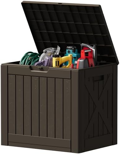 Devoko 40 Gallon Deck Box Lockable Outdoor Storage Box Waterproof for Patio by DEVOKO