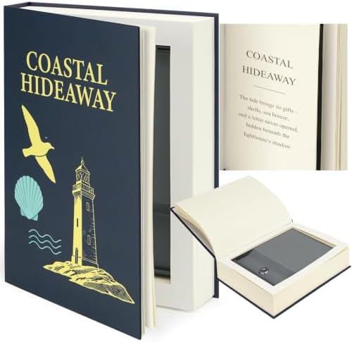 Decorative Book Safe with Key Lock by UWILLION