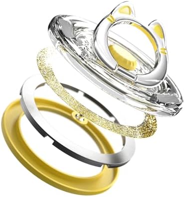 Magnetic Phone Ring Holder for MagSafe, Yellow-Gold - Image 5