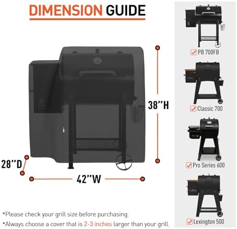 Arcedo Grill Cover Compatible with Pit Boss 700FB, Lexington 500,540 Series - Image 2