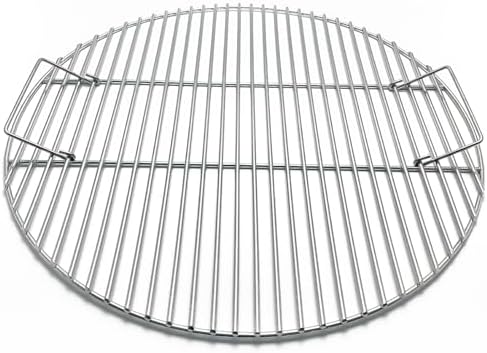 24" Round Cooking Grates for BGE, Big Green Egg XL, Summit E6 S6 Kamado Joe Pro Joe Big Joe Charcoal Grill and Firering Outdoor BBQ, Fire Pit Camping, Picnics Grid - Image 6