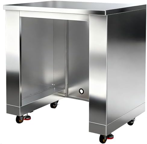 BODEGA 24Inch Stainless-Steel Outdoor Kitchen Cabinet for Beverage Refrigerator,freestanding & Under Counter Kitchen Appliance Cabinets Module is Designed to UnderCounter Beverage Cooler by BODEGA
