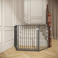 No Pawblems Freestanding Dog Gate with Door for Indoor & Outdoor, 30'' Tall by NoPawblems