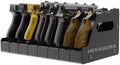 HEKAGURA Pistol Rack for Gun Safe, Can Hold up to 4-8 Pistols, with Foam Protection to Prevent Scratches on The Guns for Revolvers, Glock 17 19 23 Gun Safe Accessories by HEKAGURAToolsandaccessories