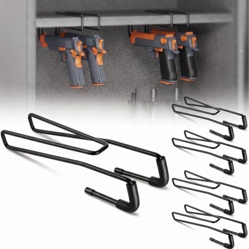 Yaocom 5 Packs for 10 Guns Pistol Rack for Gun Safe Shelf by Yaocom