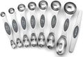 Spring Chef Stainless Steel Magnetic Measuring Spoons Set of 8, Gray by SpringChef