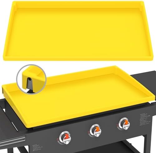 Silicone Griddle Mat Cover for Blackstone - 28 Inch True All-Encompassing Coverage Heavy Duty Food Grade Grill Buddy Mat, All Season Cooking Surface Protective Cover by BESSIO