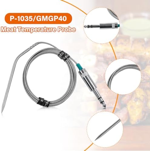 Meat Temperature Probe Replacement for Green Mountain 110V Jim Bowie/Daniel Boone Choice Grills, Compatible GMG Davy Crockett Wood Pellet Grills, P-1035/GMGP40 Temperature Probe Replace Parts - Image 4