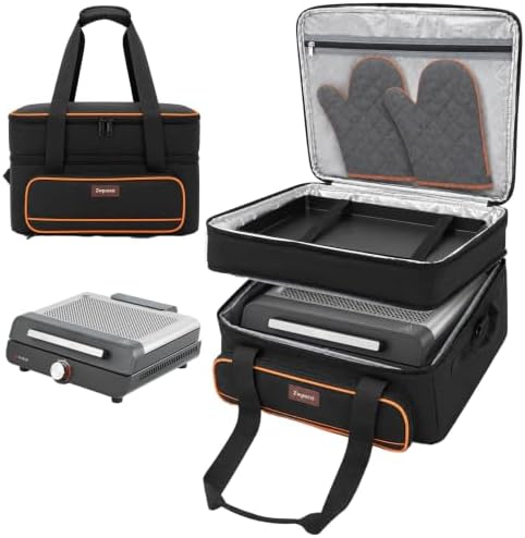 Grill Carrying Bag Compatible with Ninja GR101, Double-Layer Storage Case by Unknown