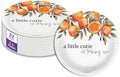 Little Cutie First Birthday - 32 Piece Disposable Party Supplies - Decorations for Orange 1st Birthday Round Party Plates - Large 9" Paper Plates In Bulk by BirthdayGalore