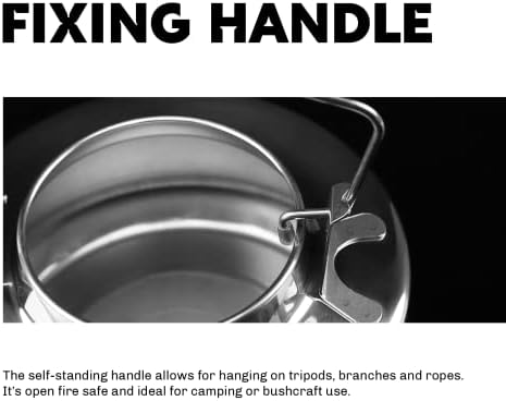 Fire-Maple Antarcti Camping Kettle Stainless Steel Camp Tea Pot, 1.5L - Image 3