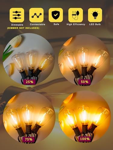 Outdoor String Lights 400FT Waterproof Outside Lighting for Patio Backyard - Image 5