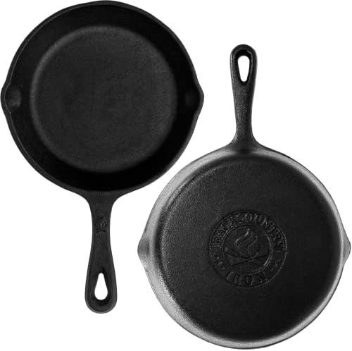 6-1/2 Inch Round Small Pre-Seasoned Cast Iron Skillet - Image 3