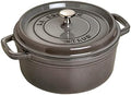 Staub Round Cocotte - 4Qt - Graphite Grey by Unknown