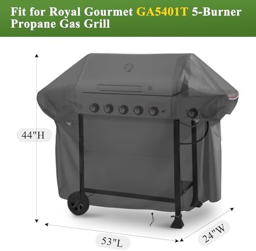 Grill Cover for Royal-Gourme-t GA5401T 5-Burner Propane Gas Grill - Image 2