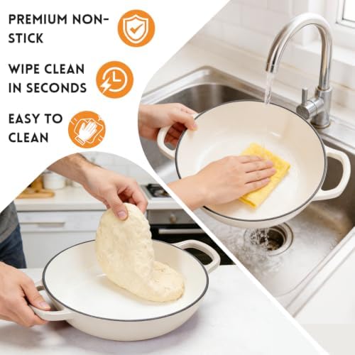 GGC 6QT Sourdough Dutch Oven Kit, 7-Piece Enameled Cast Iron Bread Oven - Image 6